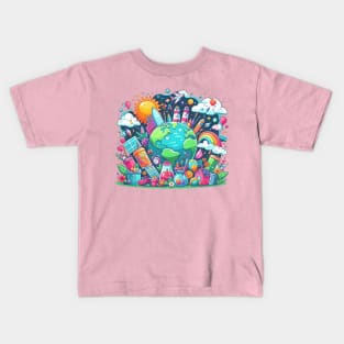 Happy earth day Kids T-Shirt